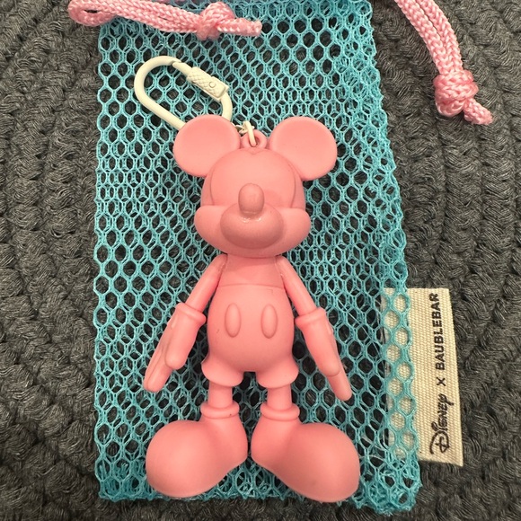 BaubleBar Accessories - BaubleBar Pink Mickey Key Holder
